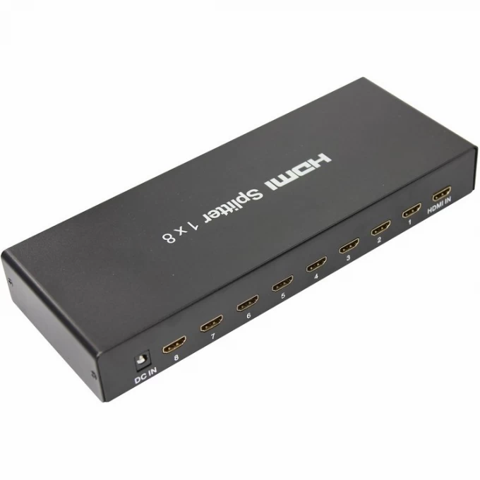 Делитель REXANT гнездо HDMI на 8 гнезд HDMI металл 17-6903 Делитель REXANT гнездо HDMI на 8 гнезд HDMI металл 17-6903