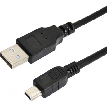 Кабель REXANT mini USB - USB A 0.2 м черный