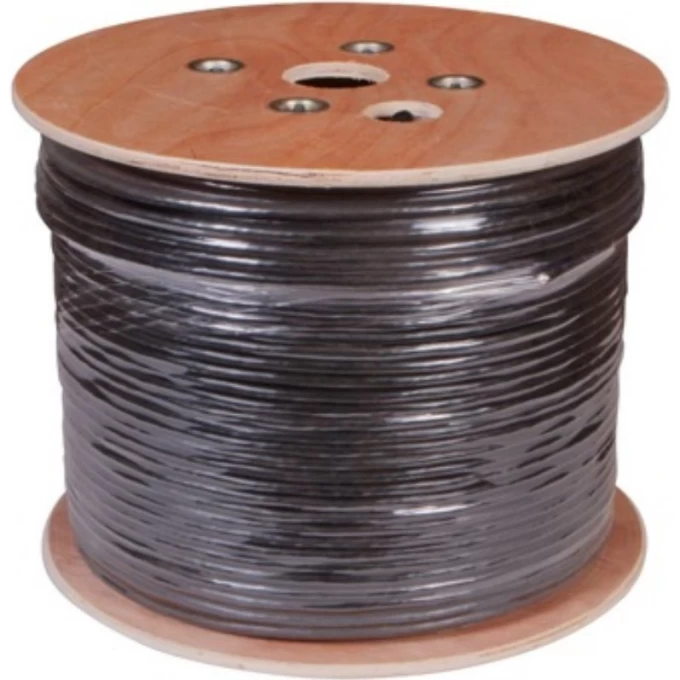 Кабель витая пара REXANT SOLID OUTDOOR U/UTP, CAT 5е, PE, 10PR, 24AWG черный, 305м 01-1121-R Кабель витая пара REXANT SOLID OUTDOOR U/UTP, CAT 5е, PE, 10PR, 24AWG черный, 305м 01-1121-R