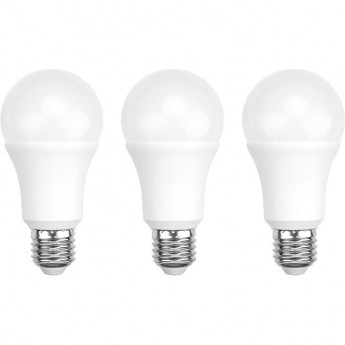 Лампа светодиодная REXANT A70 20.5 Вт E27 2700 K, 3 шт.