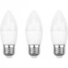 Лампа светодиодная REXANT CN 7.5 Вт E27 2700 K, 3 шт. 604-020-3