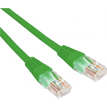 Патч-корд REXANT U/UTP 5e, RJ45-RJ45, неэкранированный, 26AWG, LSZH, зеленый, 1 м