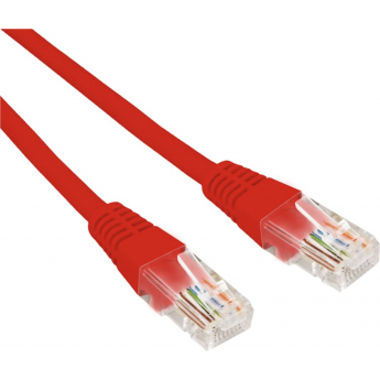 Патч-корд REXANT U/UTP 6, RJ45-RJ45, неэкранированный, 26AWG, LSZH, красный, 2 м