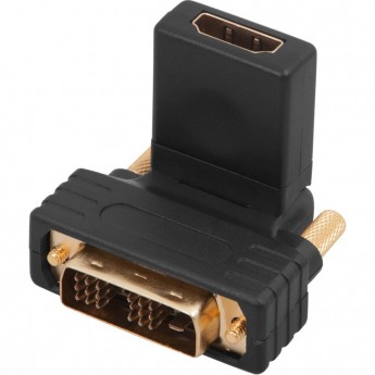 Переходник REXANT штекер DVI-D - гнездо HDMI поворотный