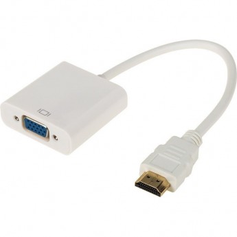 Переходник REXANT штекер HDMI - гнездо VGA, провод + шнур стерео 3,5мм с питанием Переходник REXANT штекер HDMI - гнездо VGA, провод + шнур стерео 3,5мм с питанием