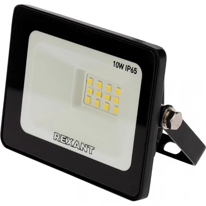 Прожектор REXANT LED 10 Вт IP65 6500 K холодный свет 605-001 Прожектор REXANT LED 10 Вт IP65 6500 K холодный свет 605-001