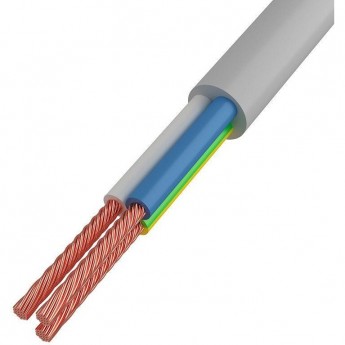 Провод REXANT ПВС 3x1.0 мм² соединительный белый 10 м