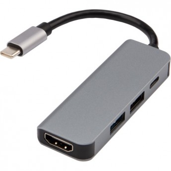 Разветвитель REXANT на 4 порта HDMI/USB/Type-C PD
