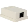 Рoзетка компьютерная внешняя REXANT 1-порт RJ-45 (8P8C) 03-0121