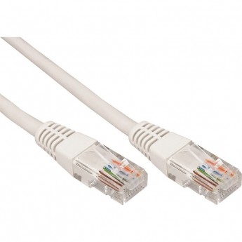 Шнур коммутационный REXANT, патч-корд U/UTP RJ45-RJ45, CAT 5e, 10м, PVC серый