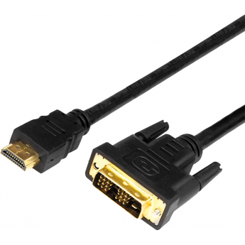 Шнур REXANT 17-6307 HDMI - DVI-D, 7м, Gold, с фильтрами