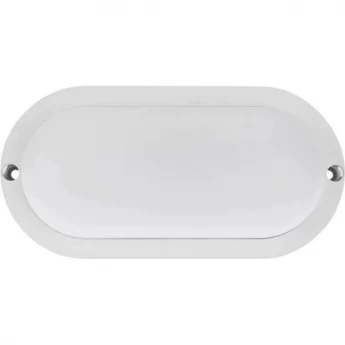 Светильник светодиодный пылевлагозащищенный REXANT ЖКХ-01 овал 8 Вт 700 Лм IP65 6500 K 157х87х35 мм с датчиком движения